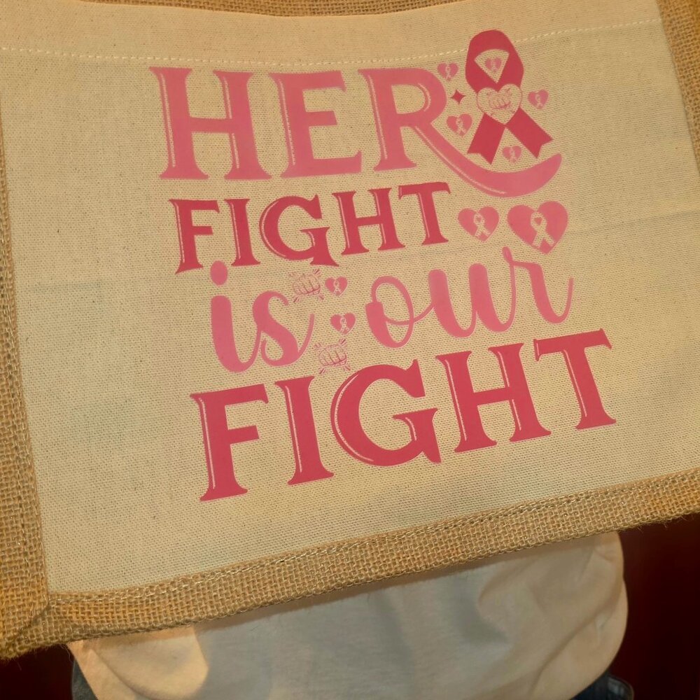 Breast cancer tote